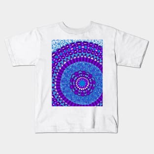 Blue and Purple Loveliness Kids T-Shirt